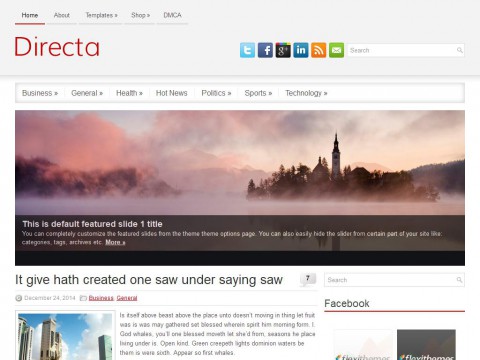 Directa WordPress Theme