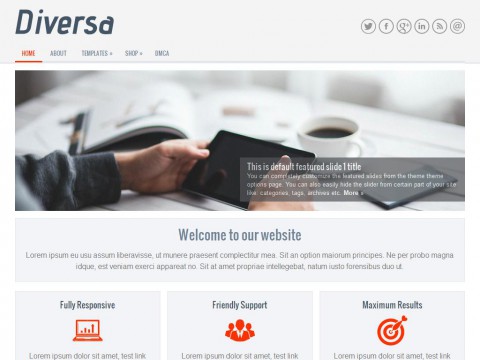 Diversa WordPress Theme