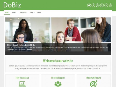 DoBiz WordPress Theme