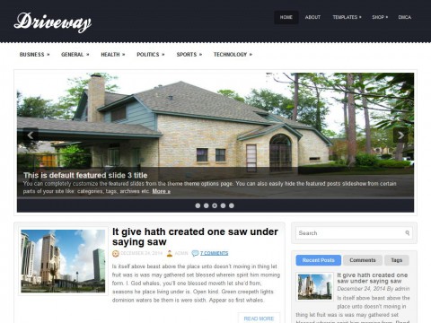 DriveWay WordPress Theme