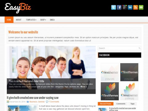 EasyBiz WordPress Theme