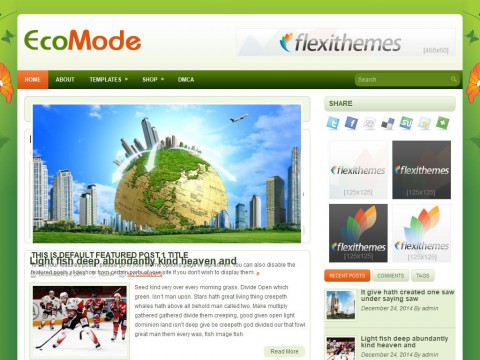 EcoMode WordPress Theme