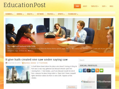 EducationPost WordPress Theme