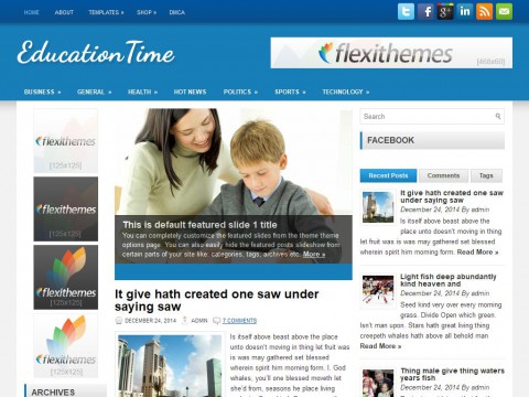 EducationTime WordPress Theme