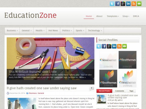 EducationZone WordPress Theme