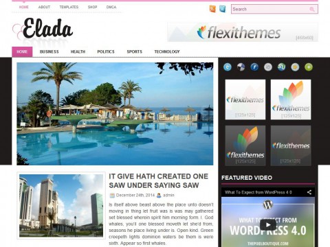 Elda WordPress Theme