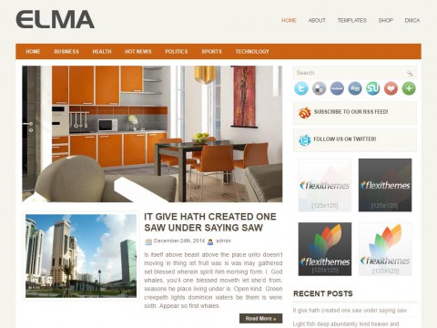 Elma WordPress Theme