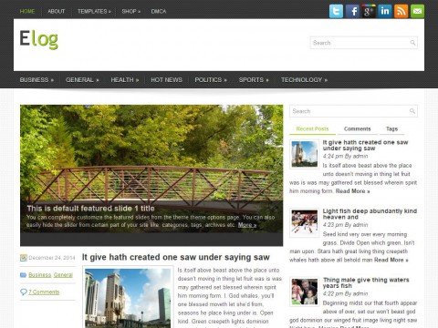 Elog WordPress Theme