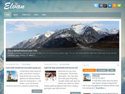 Elvan WordPress Theme