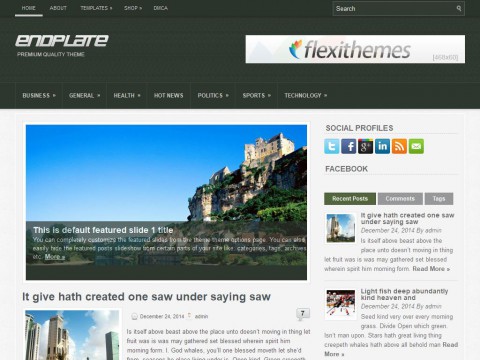 EndPlate WordPress Theme