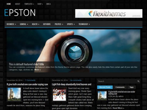 Epston WordPress Theme