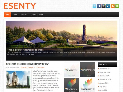 Esenty WordPress Theme