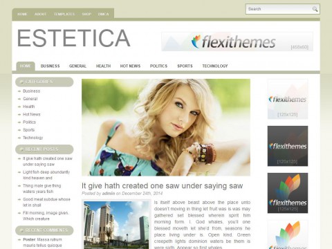 Estetica WordPress Theme