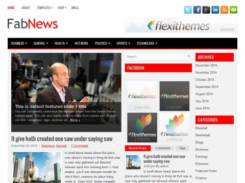 FabNews WordPress Theme