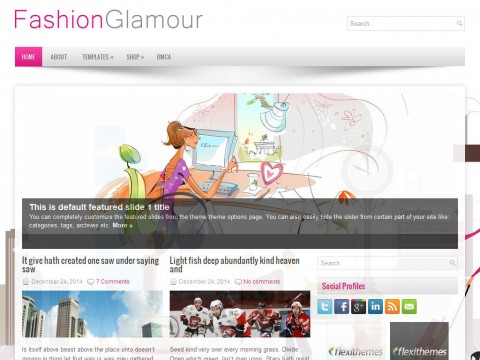 FashionGlamour WordPress Theme