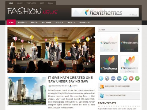 FashionNews WordPress Theme