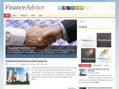 FinanceAdvice WordPress Theme