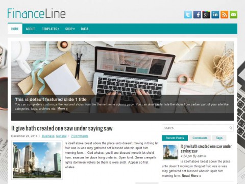 FinanceLine WordPress Theme