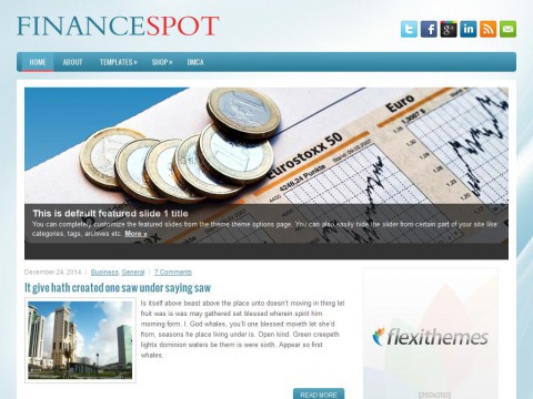 FinanceSpot WordPress Theme