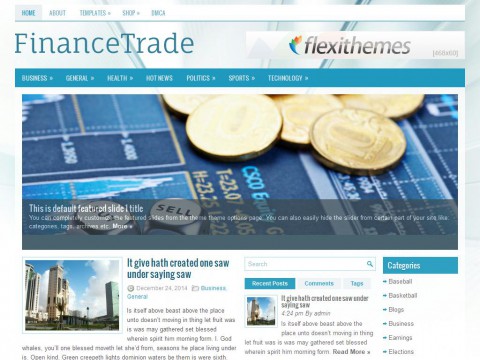 FinanceTrade WordPress Theme