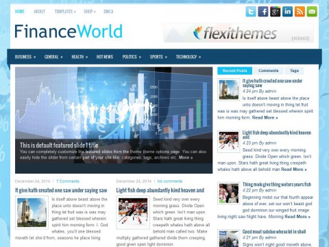 FinanceWorld WordPress Theme