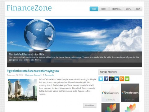 FinanceZone WordPress Theme