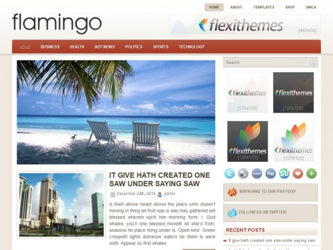 Flamingo WordPress Theme