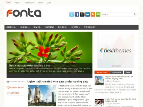 Fonta WordPress Theme