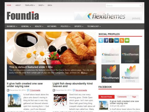 Foundia WordPress Theme