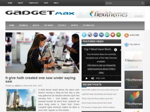 GadgetMax WordPress Theme