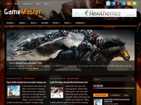 GameMaster WordPress Theme