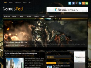 GamesPad WordPress Theme
