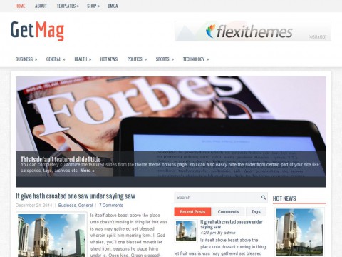 GetMag WordPress Theme