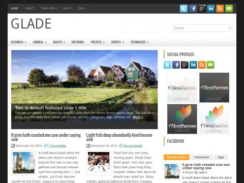 Glade WordPress Theme