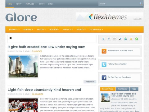 Glore WordPress Theme