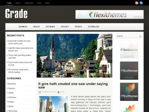 Grade WordPress Theme