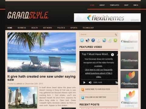 GrandStyle WordPress Theme