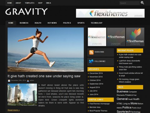 Gravity WordPress Theme