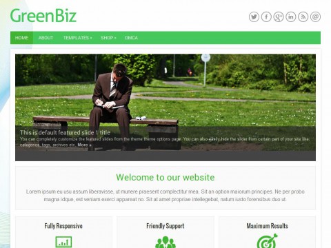 GreenBiz WordPress Theme