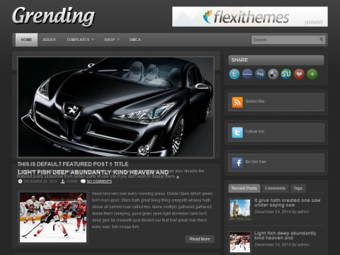 Grending WordPress Theme