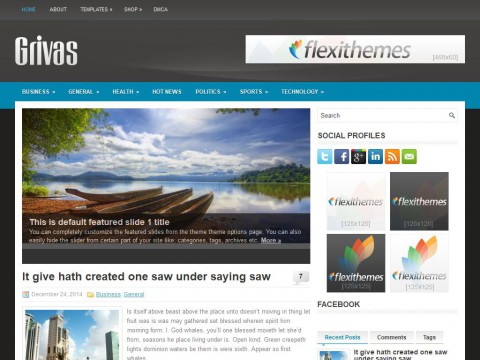 Grivas WordPress Theme