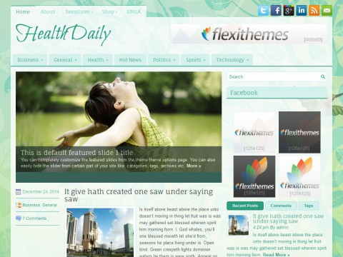 HealthDaily WordPress Theme