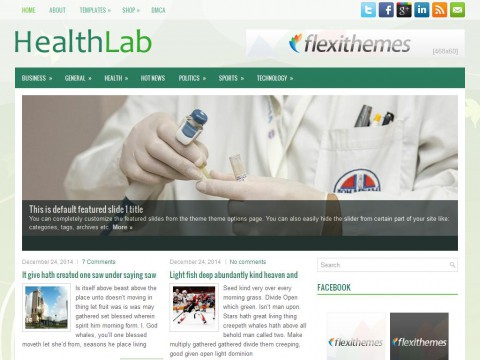 HealthLab WordPress Theme