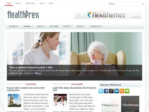 HealthPress WordPress Theme