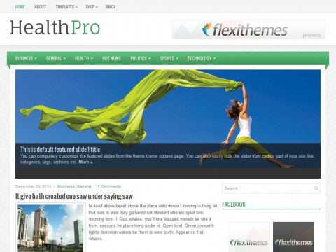 HealthPro WordPress Theme