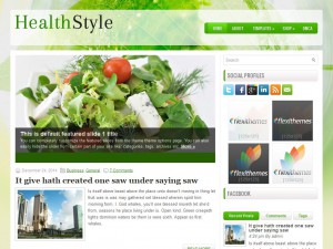 HealthStyle WordPress Theme