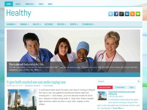 Healthy WordPress Theme