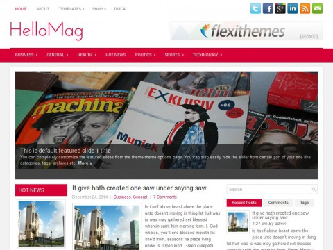 HelloMag WordPress Theme