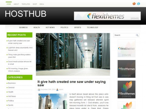 HostHub WordPress Theme