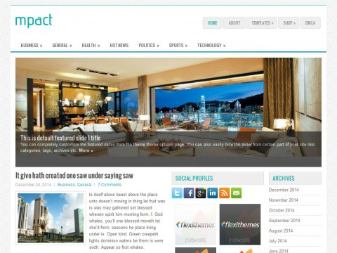 Impact WordPress Theme